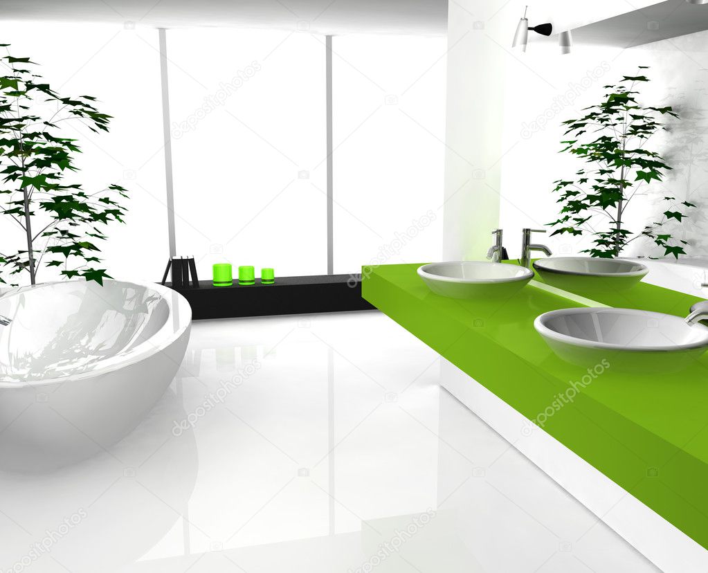 Bathroom Green