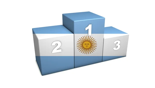 Argentinisches Podium — Stockfoto