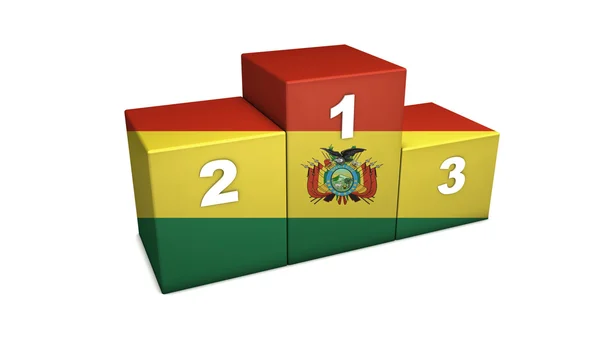 Boliviaanse podium — Stockfoto
