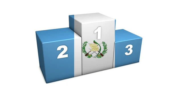 Podium Gwatemali — Zdjęcie stockowe