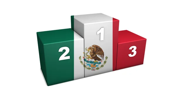 Meksykańskie podium — Zdjęcie stockowe