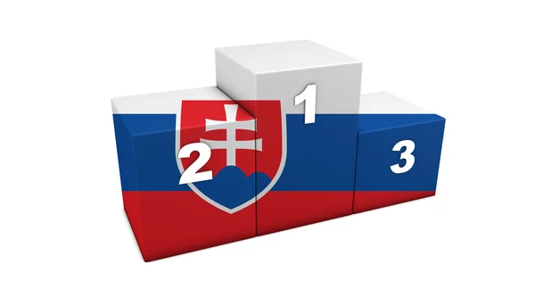 Podium eslovaco — Fotografia de Stock