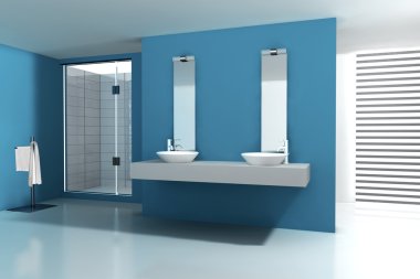 Bathroom Aquamarine clipart