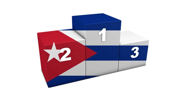キューバの表彰台 — ストック写真