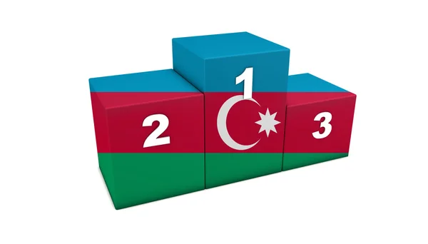 Azerbeidzjaanse podium — Stockfoto