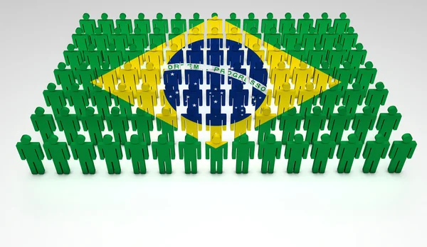 Desfile Brasileiro — Fotografia de Stock