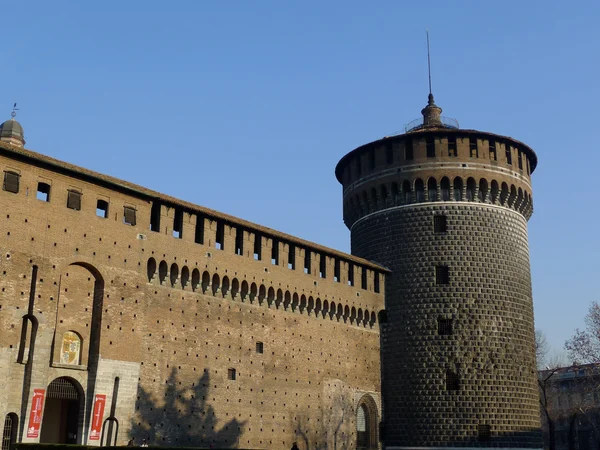 Castillo de Sforzesco — Foto de Stock