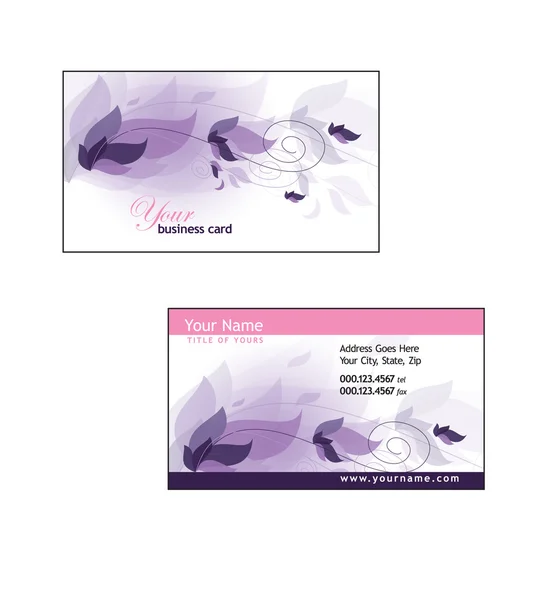 Πρότυπο επαγγελματική κάρτα. eps10 εικονογράφηση φορέας. — Διανυσματικό Αρχείο