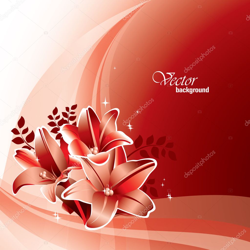 Abstract Floral Background.