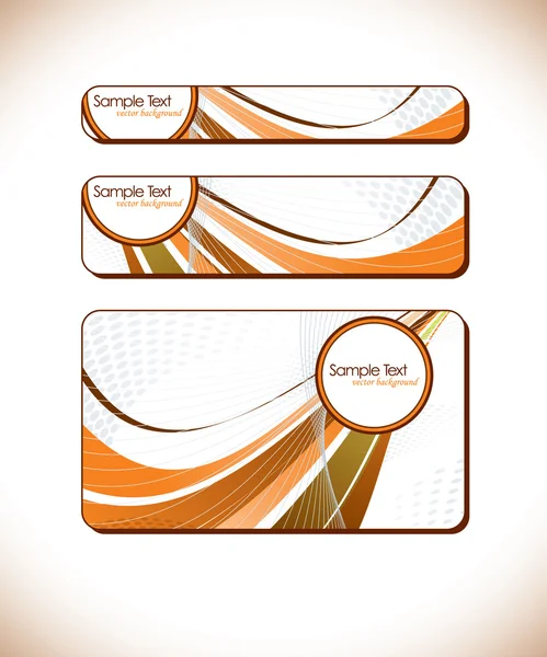 Gift Card and Banners Backgrounds. — Stock Vector