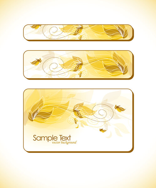 набор векторных фонов.