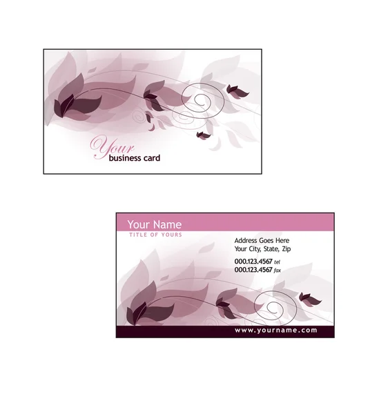 Πρότυπο επαγγελματική κάρτα. eps10 εικονογράφηση φορέας. — Διανυσματικό Αρχείο