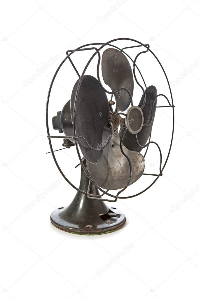Old vintage metal fan