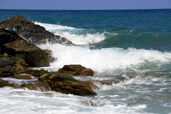 stock image Beautiful beach and sea