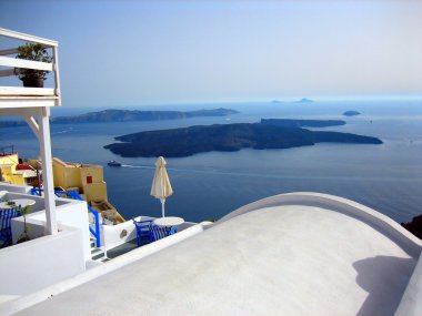 Imerovigli, santorini Adası Yunanistan üzerinden görüntülemek