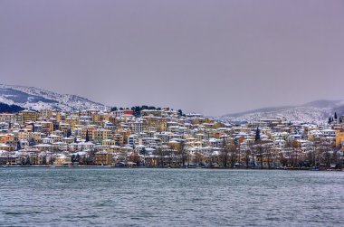 Kesriye Makedonya Yunanistan, kış