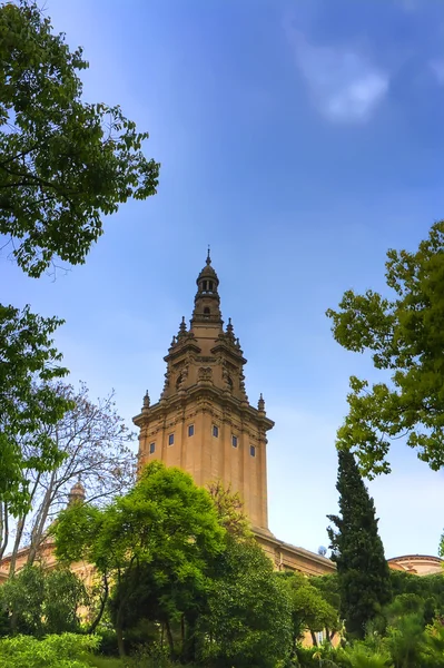 Narodowy palau Montjuic, barcelona — Zdjęcie stockowe