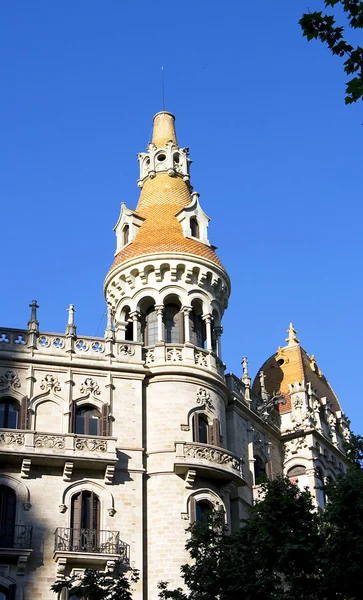 Tradycyjny dom w Barcelonie — Zdjęcie stockowe