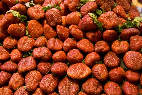 La boqueria, φρούτα. παγκόσμια διάσημο αγορά της Βαρκελώνης, Ισπανία. επιλεκτική εστίαση. — Φωτογραφία Αρχείου