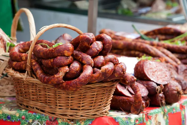 Räucherwurst — Stockfoto