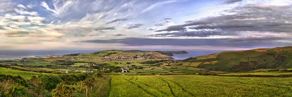 HDR Panorama - South - Isle of Man — Stock Photo, Image
