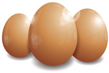 üç Paskalya yortusu yumurta