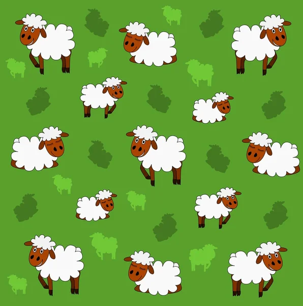 stock vector Sheep background