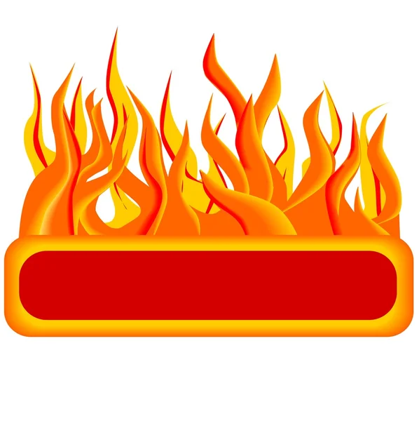 stock vector Fire button