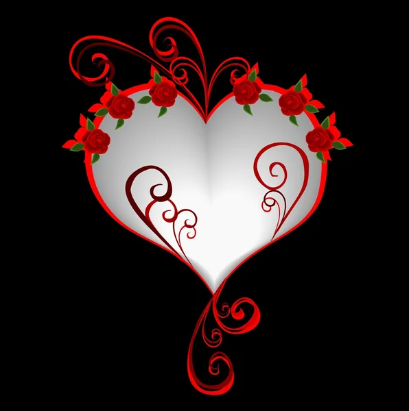 Valentines heart — Stock Vector