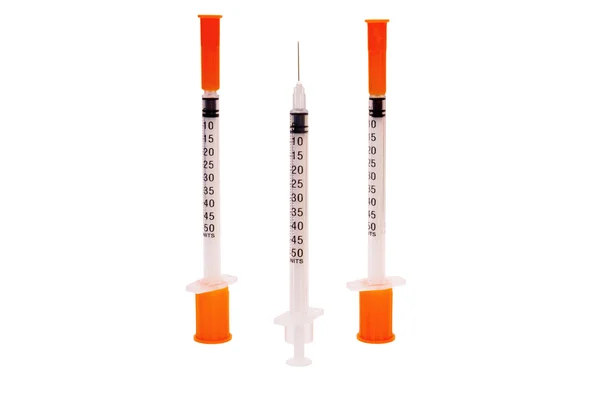 Jeringas de insulina —  Fotos de Stock