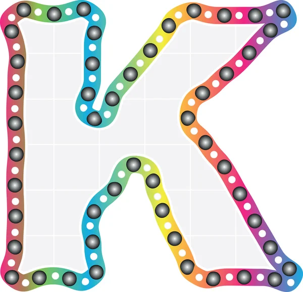 字母 k — 图库矢量图片
