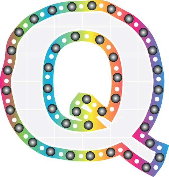 Буква q — стоковий вектор