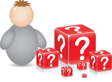 Complicated question clipart