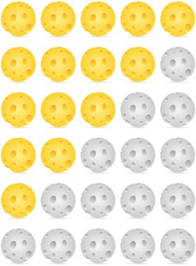 Rating cheese balls clipart