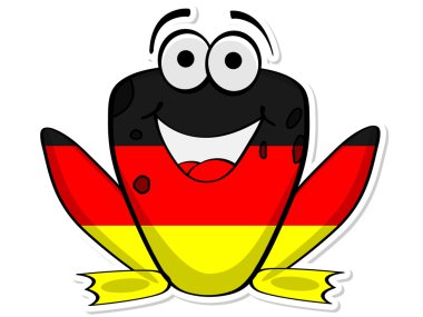 German frog clipart