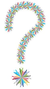 colorful question mark clipart