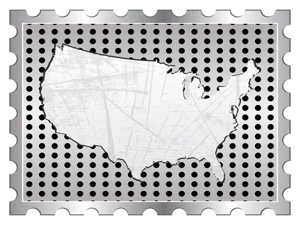 Mapa americano — Archivo Imágenes Vectoriales
