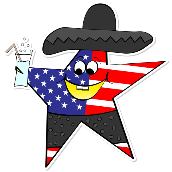 Americká hvězda — Stockový vektor