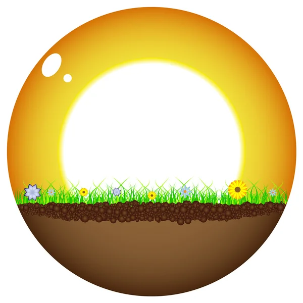 Sunshine bollen — Stock vektor