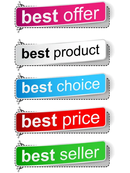 Best sale banners — Stock Vector