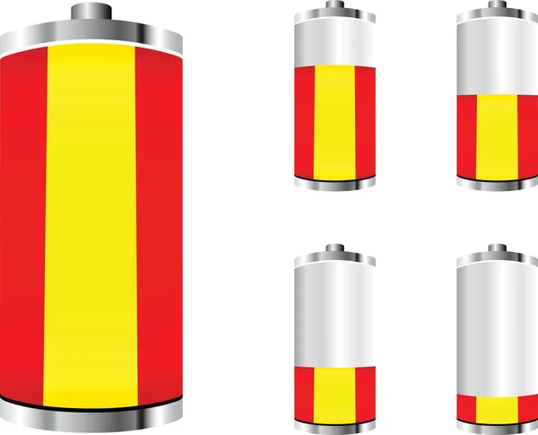 西班牙电池 — 图库矢量图片