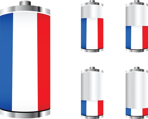 Batterie française — Image vectorielle