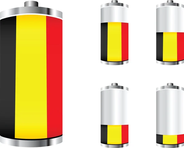 ベルギーのバッテリー — ストックベクタ