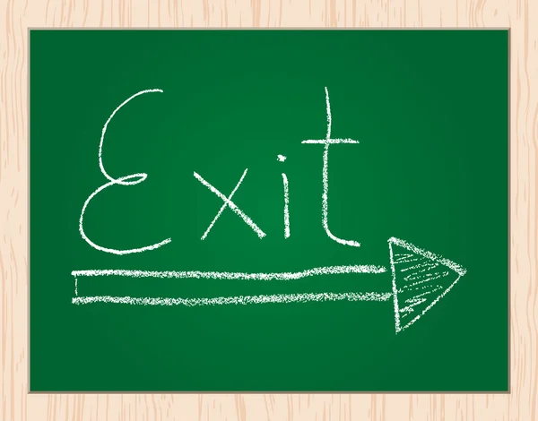 Exit-Indikator — Stockvektor
