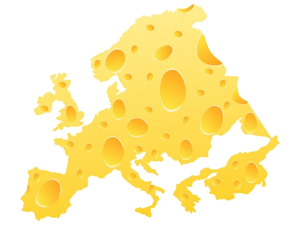 Europeiska karta — Stock vektor