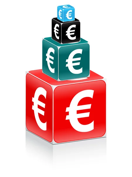 Wieża euro — Wektor stockowy