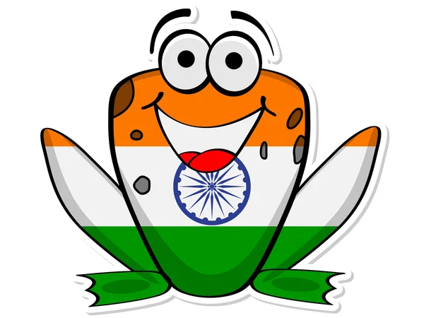 Ινδική βάτραχος — Διανυσματικό Αρχείο