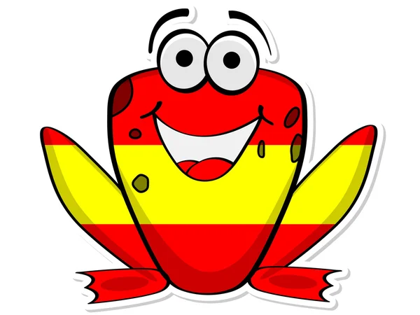 스페인 개구리 — 스톡 벡터