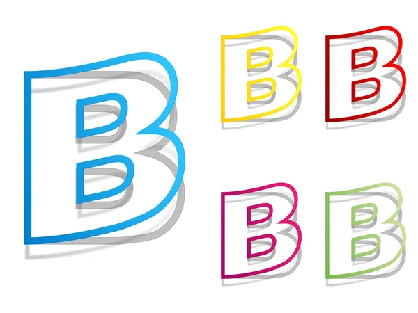 Літера b — стоковий вектор
