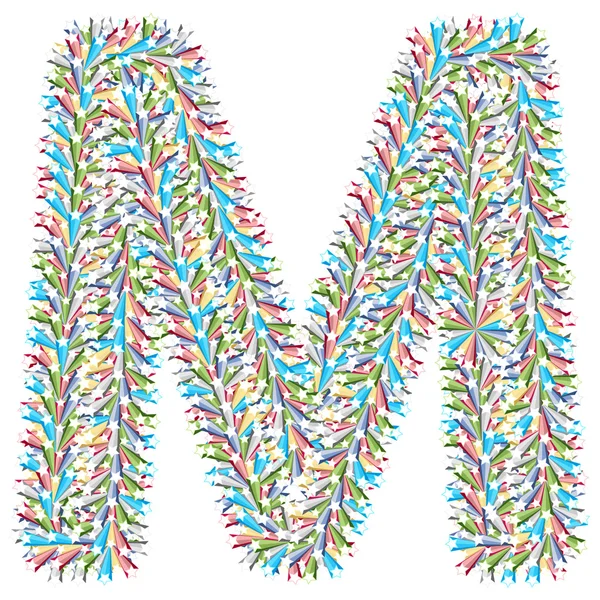Lettre M — Image vectorielle